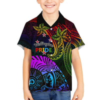 Wellington Pride Hawaiian Shirt Aotearoa Tribal Rainbow Pattern LT01 - Polynesian Pride