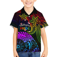 Wellington Pride Hawaiian Shirt Aotearoa Tribal Rainbow Pattern LT01 - Polynesian Pride