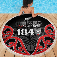 Toitu Te Tiriti 1840 Aotearoa Beach Blanket Stand Together Stand Stronger LT01 - Polynesian Pride
