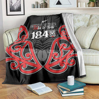 Toitu Te Tiriti 1840 Aotearoa Blanket Stand Together Stand Stronger LT01 Black - Polynesian Pride
