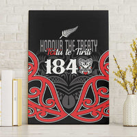 Toitu Te Tiriti 1840 Aotearoa Canvas Wall Art Stand Together Stand Stronger LT01 Without Frame Black - Polynesian Pride