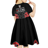 Toitu Te Tiriti 1840 Aotearoa Kid Short Sleeve Dress Stand Together Stand Stronger