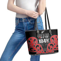Toitu Te Tiriti 1840 Aotearoa Leather Tote Bag Stand Together Stand Stronger LT01 - Polynesian Pride