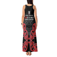 Toitu Te Tiriti 1840 Aotearoa Tank Maxi Dress Stand Together Stand Stronger LT01 - Polynesian Pride