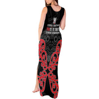 Toitu Te Tiriti 1840 Aotearoa Tank Maxi Dress Stand Together Stand Stronger LT01 - Polynesian Pride