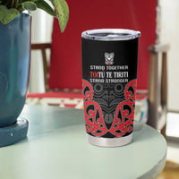 Toitu Te Tiriti 1840 Aotearoa Tumbler Cup Stand Together Stand Stronger LT01 - Polynesian Pride