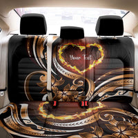 Personalised Polynesian Fiery Heart Back Car Seat Cover Passionate Love LT01 - Polynesian Pride