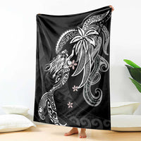Polynesian Mermaid Plumeria Tribal Tattoo Blanket LT01 - Polynesian Pride