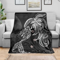 Polynesian Mermaid Plumeria Tribal Tattoo Blanket LT01 - Polynesian Pride