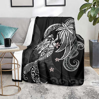 Polynesian Mermaid Plumeria Tribal Tattoo Blanket LT01 - Polynesian Pride