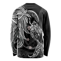 Polynesian Mermaid Plumeria Tribal Tattoo Long Sleeve Shirt LT01 - Polynesian Pride