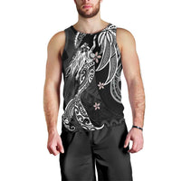 Polynesian Mermaid Plumeria Tribal Tattoo Men Tank Top LT01 - Polynesian Pride