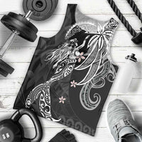 Polynesian Mermaid Plumeria Tribal Tattoo Men Tank Top LT01 - Polynesian Pride