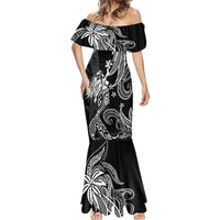 Polynesian Mermaid Plumeria Tribal Tattoo Mermaid Dress