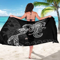 Polynesian Mermaid Plumeria Tribal Tattoo Sarong