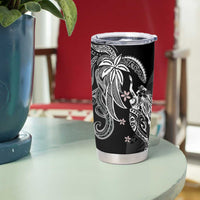 Polynesian Mermaid Plumeria Tribal Tattoo Tumbler Cup LT01 - Polynesian Pride