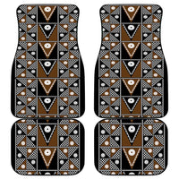 Fiji Brown Masi Pattern Car Mats Fijian Tapa LT01 - Polynesian Pride