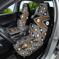 Fiji Brown Masi Pattern Car Seat Cover Fijian Tapa LT01 - Polynesian Pride