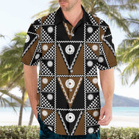 Fiji Brown Masi Pattern Hawaiian Shirt Fijian Tapa LT01 - Polynesian Pride