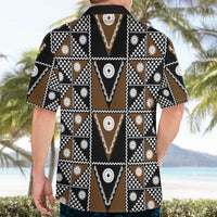 Fiji Brown Masi Pattern Hawaiian Shirt Fijian Tapa LT01 - Polynesian Pride