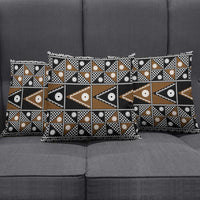 Fiji Brown Masi Pattern Pillow Cover Fijian Tapa LT01 - Polynesian Pride