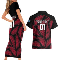 custom-fiji-rugby-couples-matching-short-sleeve-bodycon-dress-and-hawaiian-shirt-flying-fijians-red-palm-tree-version