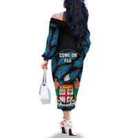 fiji-rugby-family-matching-off-shoulder-long-sleeve-dress-and-hawaiian-shirt-flying-fijians-blue-palm-tree-version