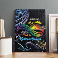 Polynesian Memorial Canvas Wall Art As Long As I Breathe You'll Be Remembered LT01 - Polynesian Pride