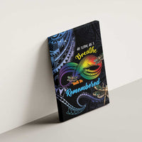 Polynesian Memorial Canvas Wall Art As Long As I Breathe You'll Be Remembered LT01 - Polynesian Pride