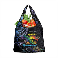 Polynesian Memorial Grocery Bag As Long As I Breathe You'll Be Remembered LT01 1-pack One Size Colorful - Polynesian Pride