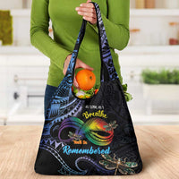 Polynesian Memorial Grocery Bag As Long As I Breathe You'll Be Remembered LT01 - Polynesian Pride