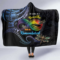 Polynesian Memorial Hooded Blanket As Long As I Breathe You'll Be Remembered LT01 One Size Colorful - Polynesian Pride