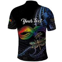 Personalised Polynesian Memorial Polo Shirt As Long As I Breathe You'll Be Remembered