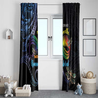 Polynesian Memorial Window Curtain As Long As I Breathe You'll Be Remembered LT01 - Polynesian Pride