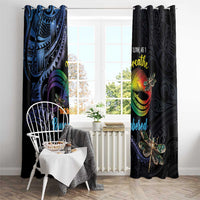 Polynesian Memorial Window Curtain As Long As I Breathe You'll Be Remembered LT01 - Polynesian Pride