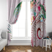 Pasifika Festival Window Curtain Tribal Pattern Tropical Style LT01 - Polynesian Pride