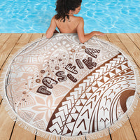 Pasifika Festival Beach Blanket Vintage Tribal Pattern LT01 - Polynesian Pride