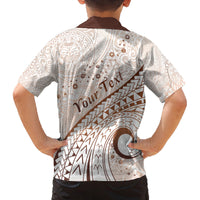 Pasifika Festival Family Matching Off Shoulder Maxi Dress and Hawaiian Shirt Vintage Tribal Pattern LT01 - Polynesian Pride