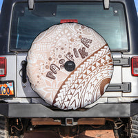 Pasifika Festival Spare Tire Cover Vintage Tribal Pattern LT01 Brown - Polynesian Pride