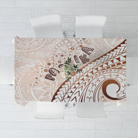 Pasifika Festival Tablecloth Vintage Tribal Pattern LT01 Brown - Polynesian Pride