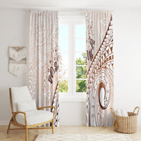 Pasifika Festival Window Curtain Vintage Tribal Pattern LT01 - Polynesian Pride
