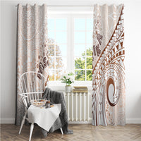 Pasifika Festival Window Curtain Vintage Tribal Pattern LT01 - Polynesian Pride