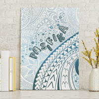 Pasifika Festival Canvas Wall Art Tribal Pattern Blue Version LT01 Without Frame Blue - Polynesian Pride