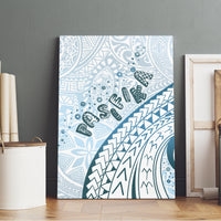 Pasifika Festival Canvas Wall Art Tribal Pattern Blue Version LT01 - Polynesian Pride