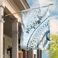 Pasifika Festival Garden Flag Tribal Pattern Blue Version LT01 House Flag Blue - Polynesian Pride