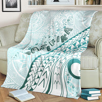 Pasifika Festival Blanket Tribal Pattern Teal Version LT01 - Polynesian Pride