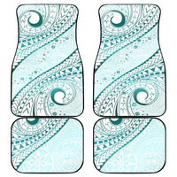 Pasifika Festival Car Mats Tribal Pattern Teal Version LT01 - Polynesian Pride