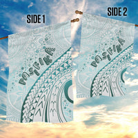 Pasifika Festival Garden Flag Tribal Pattern Teal Version LT01 - Polynesian Pride