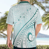 Pasifika Festival Hawaiian Shirt Tribal Pattern Teal Version LT01 - Polynesian Pride