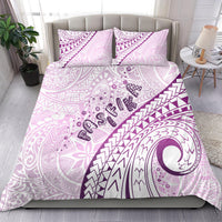Pasifika Festival Bedding Set Tribal Pattern Lilac Version LT01 - Polynesian Pride